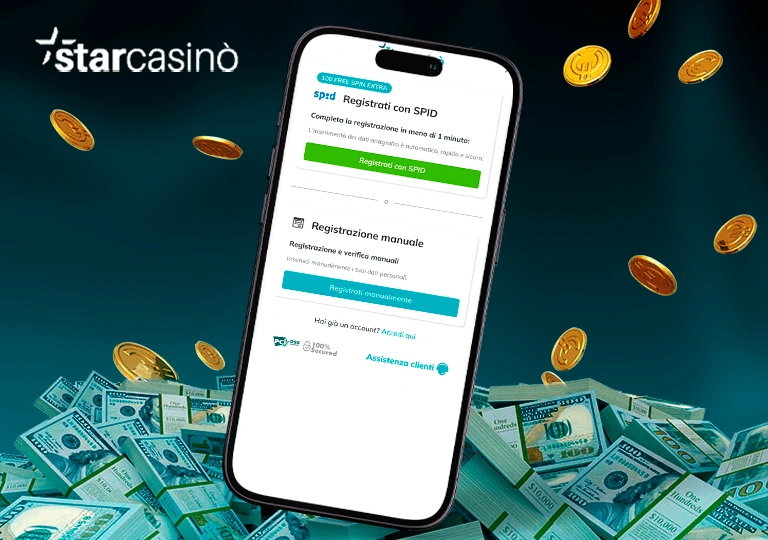 starcasino app registrazione